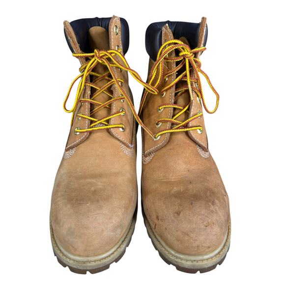 Timberland Men’s Premium 6” Wheat Nubuck Lace Up Boot Size US 12 - Picture 7 of 11